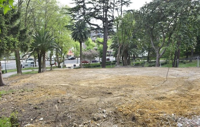 Zona donde se encontraba la antigua sede de la Peña Eguía