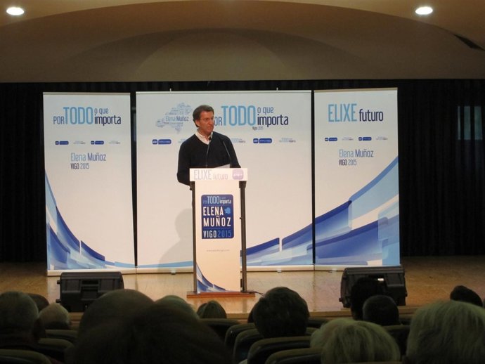 Feijóo, en el acto de este sábado