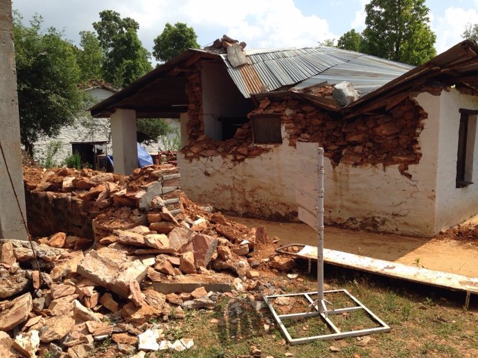 Laboratorio del hospital de Ramechhap (Nepal)