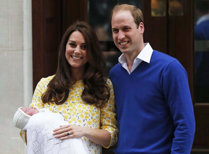 Los duques de Cambridge presentan a su segunda hija