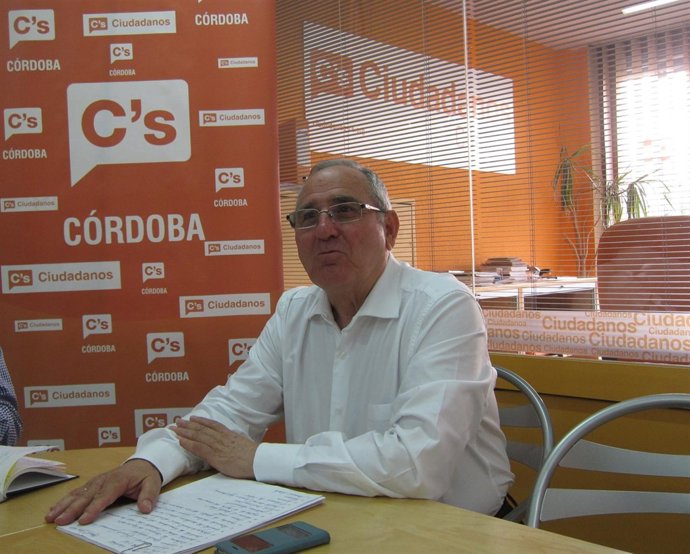 El candidato a la Alcaldía de Córdoba por Ciudadanos (C's), José Luis Vilches
