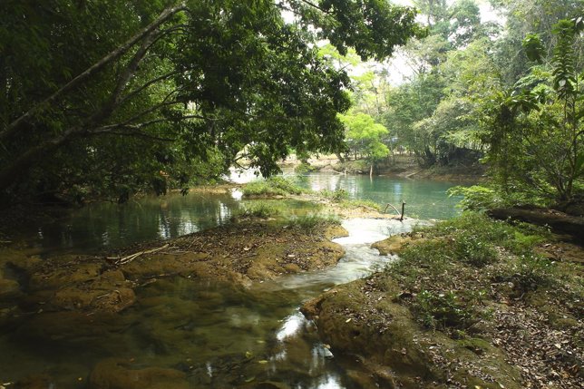 Las Cascadas de Agua Azul, en Chiapas