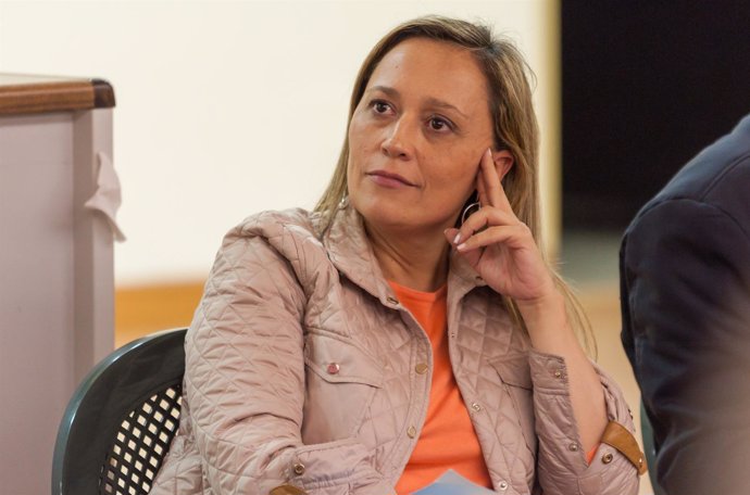 La candidata del PP a la Alcaldía de Vigo, Elena Muñoz