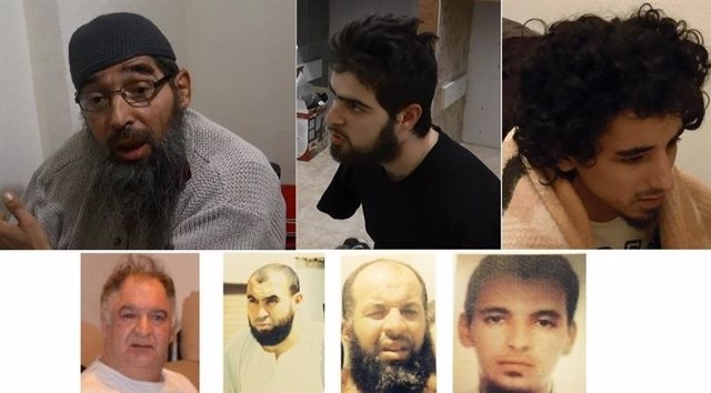 Algunos de los presos yihadistas detenidos en España