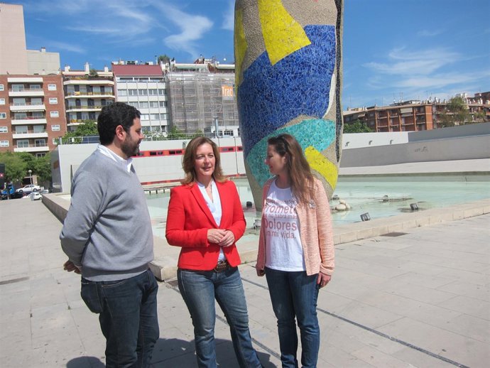 Paco Sierra, Carina Mejías y Sonia Sierra