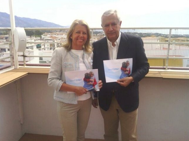 Angeles Muñoz, alcaldesa de Marbella, y Javier Arenas, PP