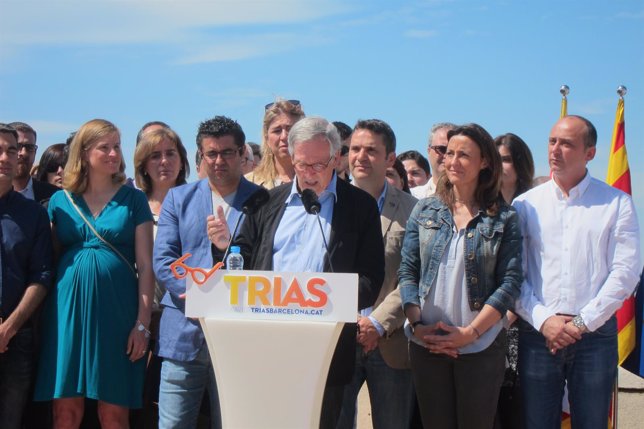 El alcalde de Barcelona, Xavier Trias (CiU)
