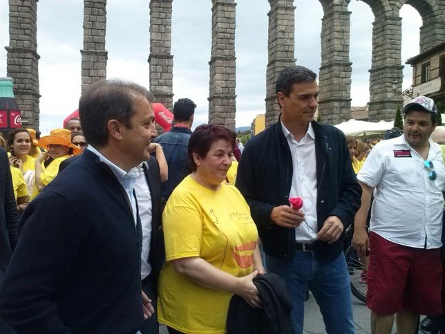 Pedro Sánchez en Segovia