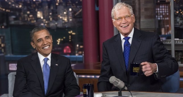 Barack Obama en el programa de David Letterman