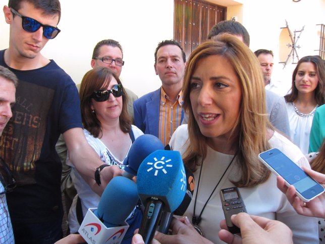 La presidenta de la Junta, Susana Díaz