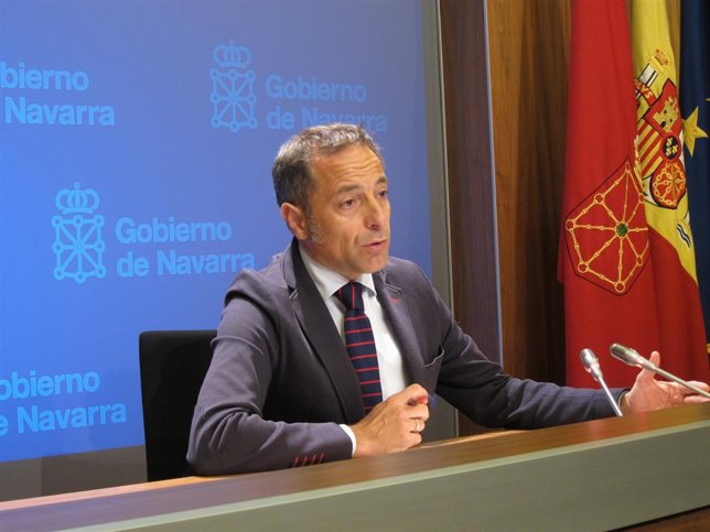 El portavoz del Gobierno de Navarra, Juan Luis Sánchez de Muniáin.