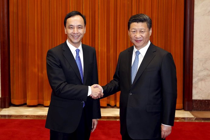 Chairman of Taiwan's ruling Nationalist Kuomintang Party Eric Chu, also New Taip