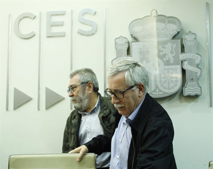 Ignacio Fernández Toxo y Cándido Méndez