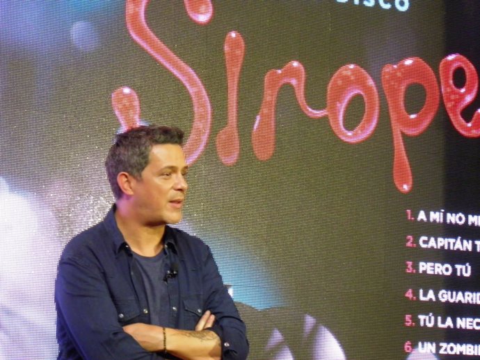 Alejandro Sanz presenta su décimo álbum, 'Sirope', en Madrid