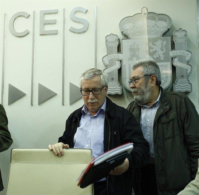 Ignacio Fernández Toxo y Cándido Méndez