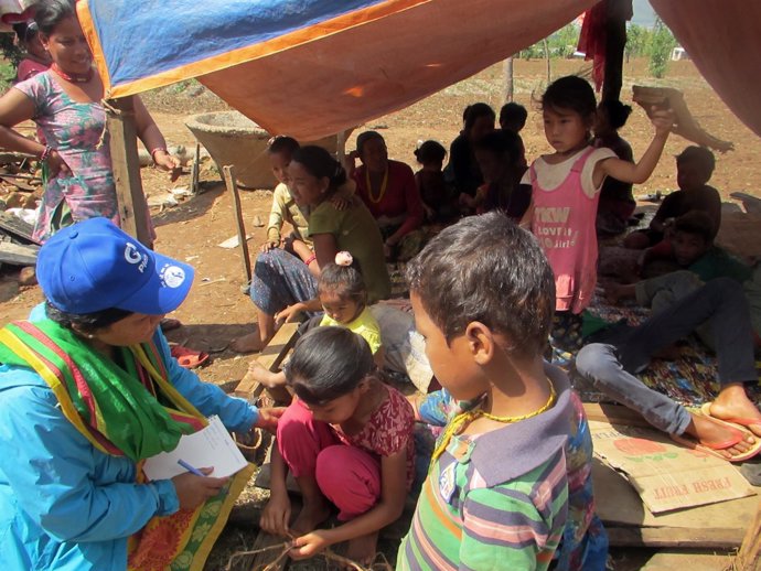 Plan Internacional atiende a niños tras terremoto de Nepal