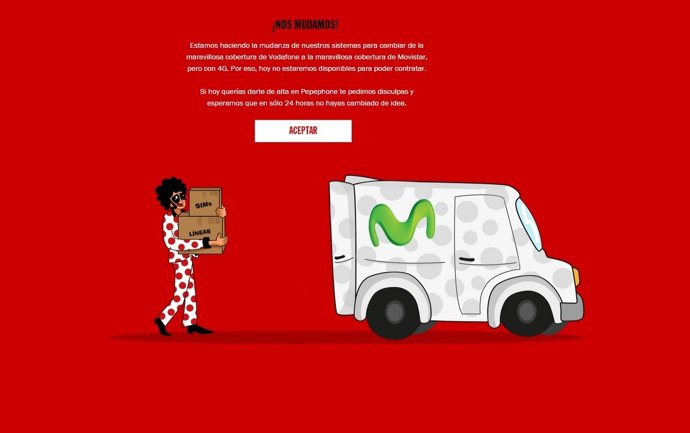 Página web de Pepephone.