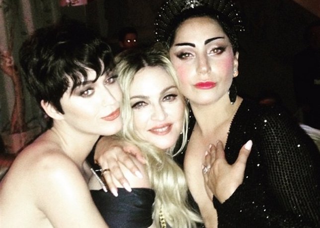 Madonna, Lady Gaga y Katy Perry, selfie histórico 