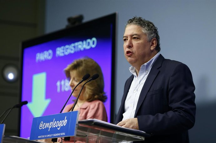 Engracia Hidalgo y Tomás Burgos presentan los datos del paro