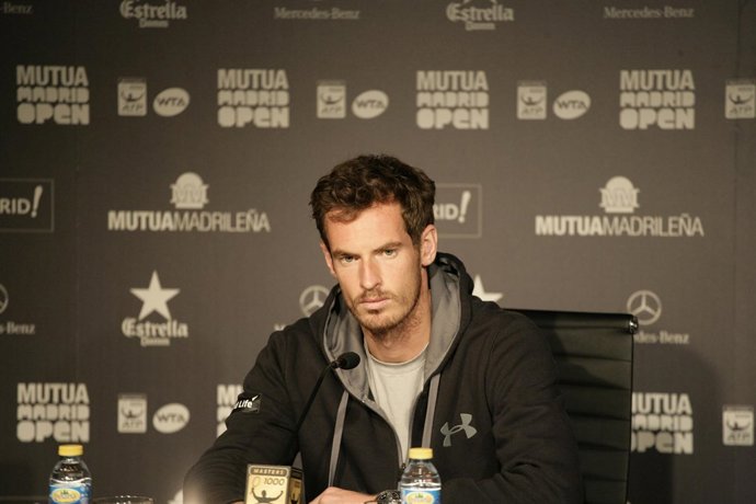 Andy Murray en rueda de prensa
