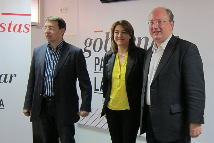 La socialista Soraya Rodríguez en su visita a Salamanca