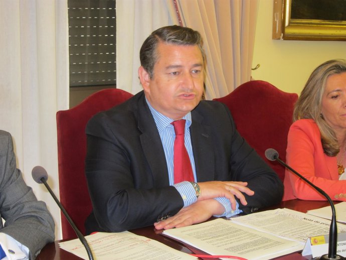 El delegado del Gobierno en Andalucía, Antonio Sanz. 