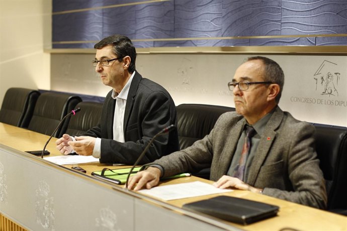 José Luis Centella y Joan Coscubiela