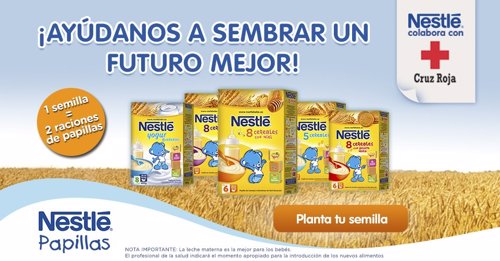 Nestlé y Cruz Roja Española,  'Siembra un futuro mejor'