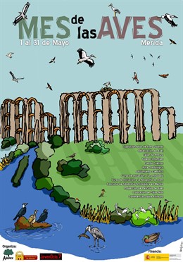 Cartel mes de las Aves