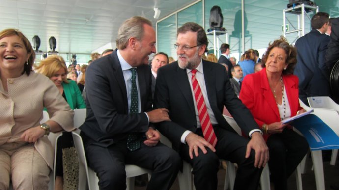 Alberto Fabra y Mariano Rajoy