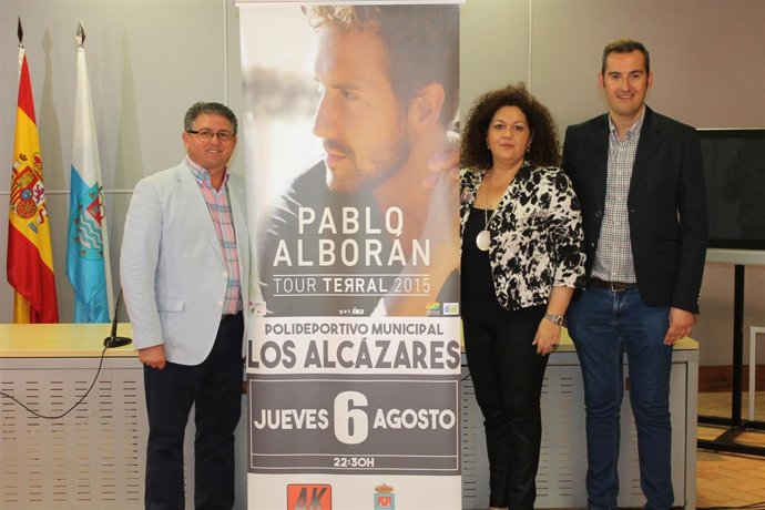 Presentación del concierto de Pablo Alborán