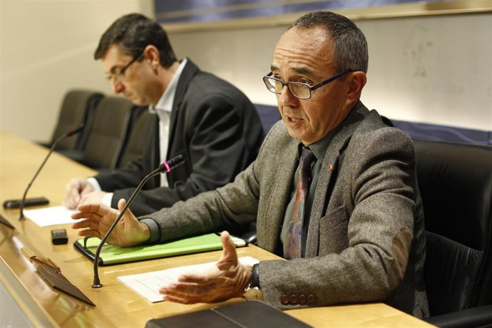 José Luis Centella y Joan Coscubiela