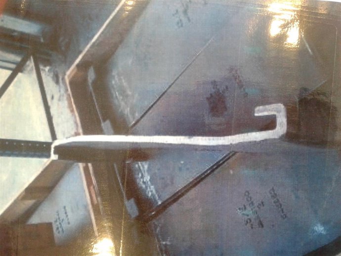 Material recuperado en la operación