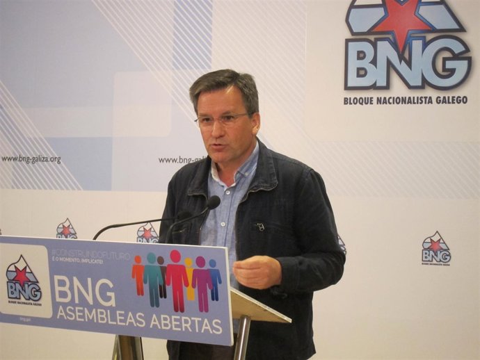 El portavoz nacional del BNG, Xavier Vence