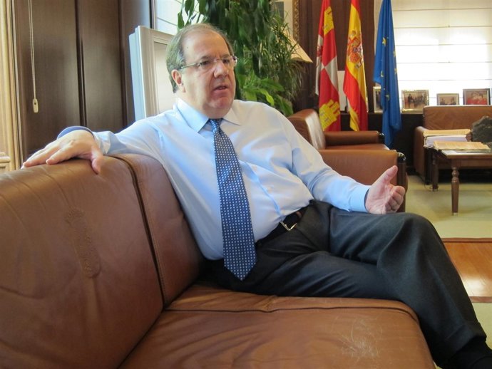 Juan Vicente Herrera en una entrevista a Europa Pres