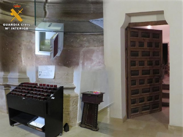 Daños cepillo velatorio y sacristía de Arnedo y Autol