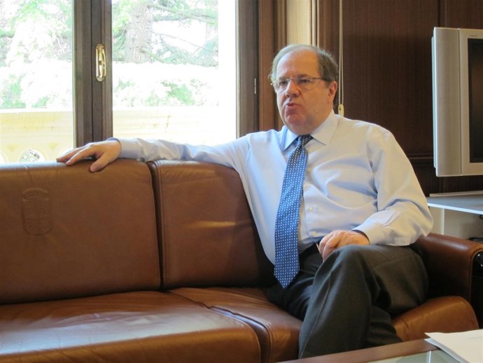 Juan Vicente Herrera en una entrevista a Europa Pres