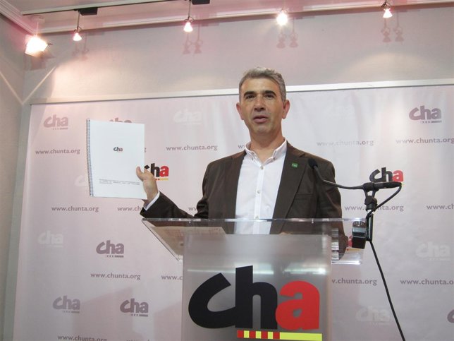 Juan Martín (CHA) ha presentado hoy su programa electoral para Zaragoza