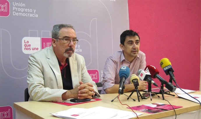 Sotomayor y Serna de UPyD Murcia presentan programa electoral