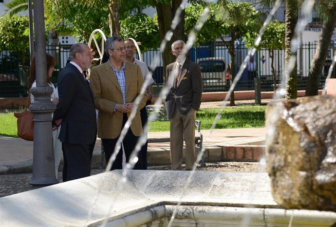 Villalobos y el alcalde de Marchena