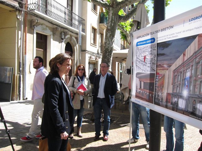 Gamarra contempla propuesta ampliación teatro Bretón de Logroño