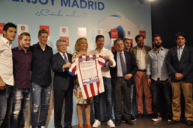 Atlético de Madrid, protagonista de la campaña 'Enjoy Madrid'