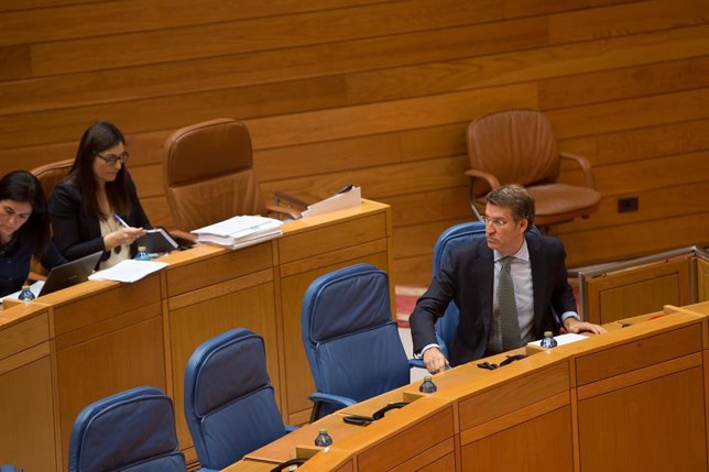 O presidente da Xunta, Alberto Núñez Feijóo, asistirá ao Pleno da Cámara galega.