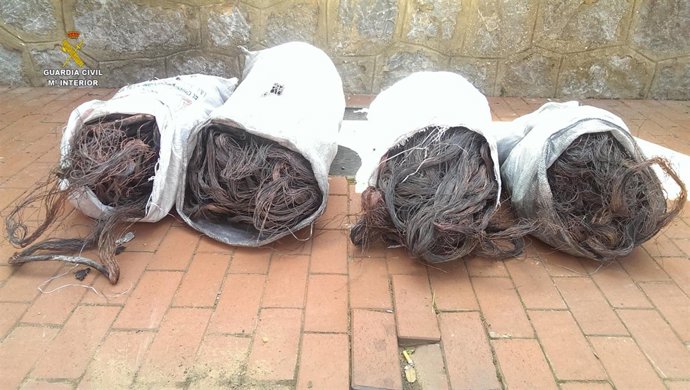 Cable de cobre recuperado