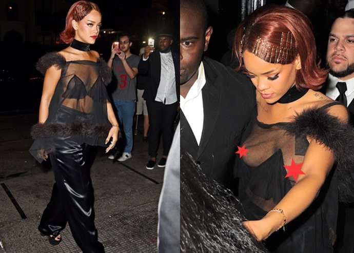 RIHANNA EN LA AFTER PARTY DE LA GALA MET 