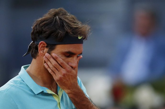 Roger Federer tras perder en Madrid Mutua Open 2015