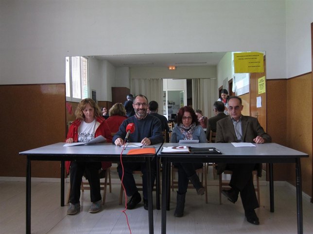 Participantes en la rueda de prensa