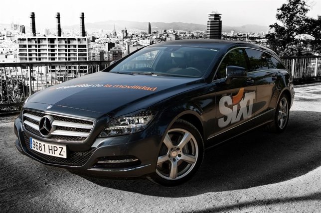 Nuevo modelo de Mercedes de la gama de Sixt Rent a Car
