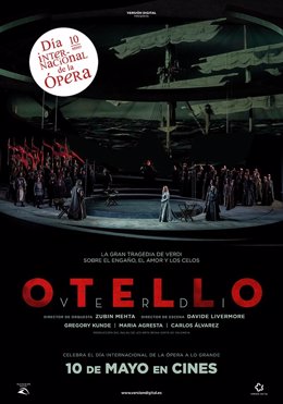 Cartel proyección ópera 'Otello' de Davide Livermore y Zubin Metita