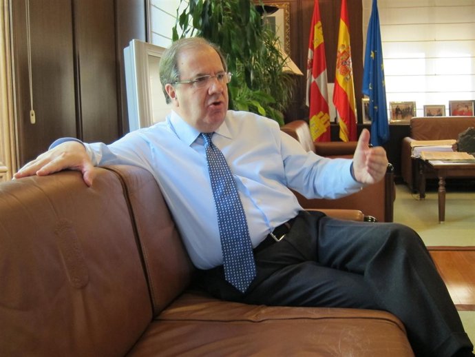 Juan Vicente Herrera en una entrevista a Europa Pres